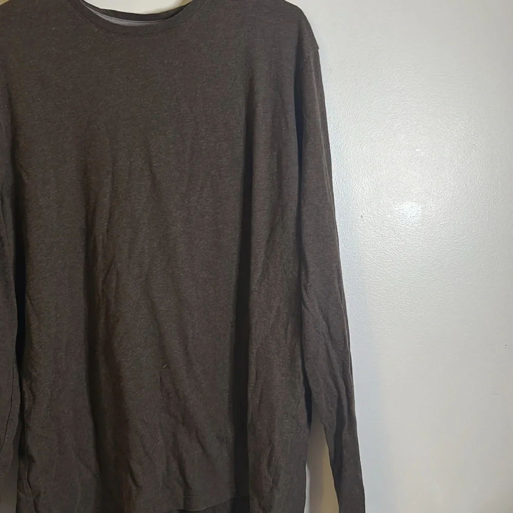 Banana Republic long sleeve soft wash tee size xl Black 100% cotton casual